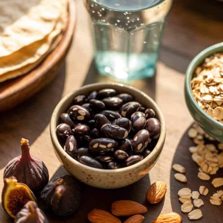 high calcium foods that aren't dairy on table