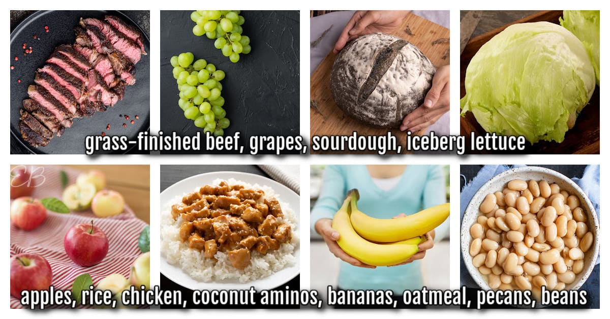 images of foods low in vitamin A