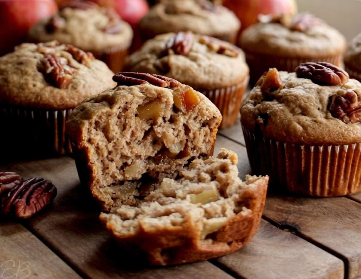 close up photo of hummingbird muffins