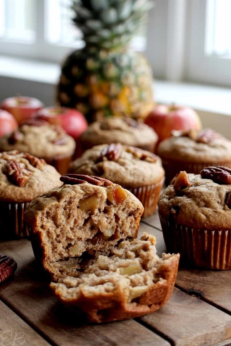 Healthy Hummingbird Muffins (Gluten-free, Vegan)-image