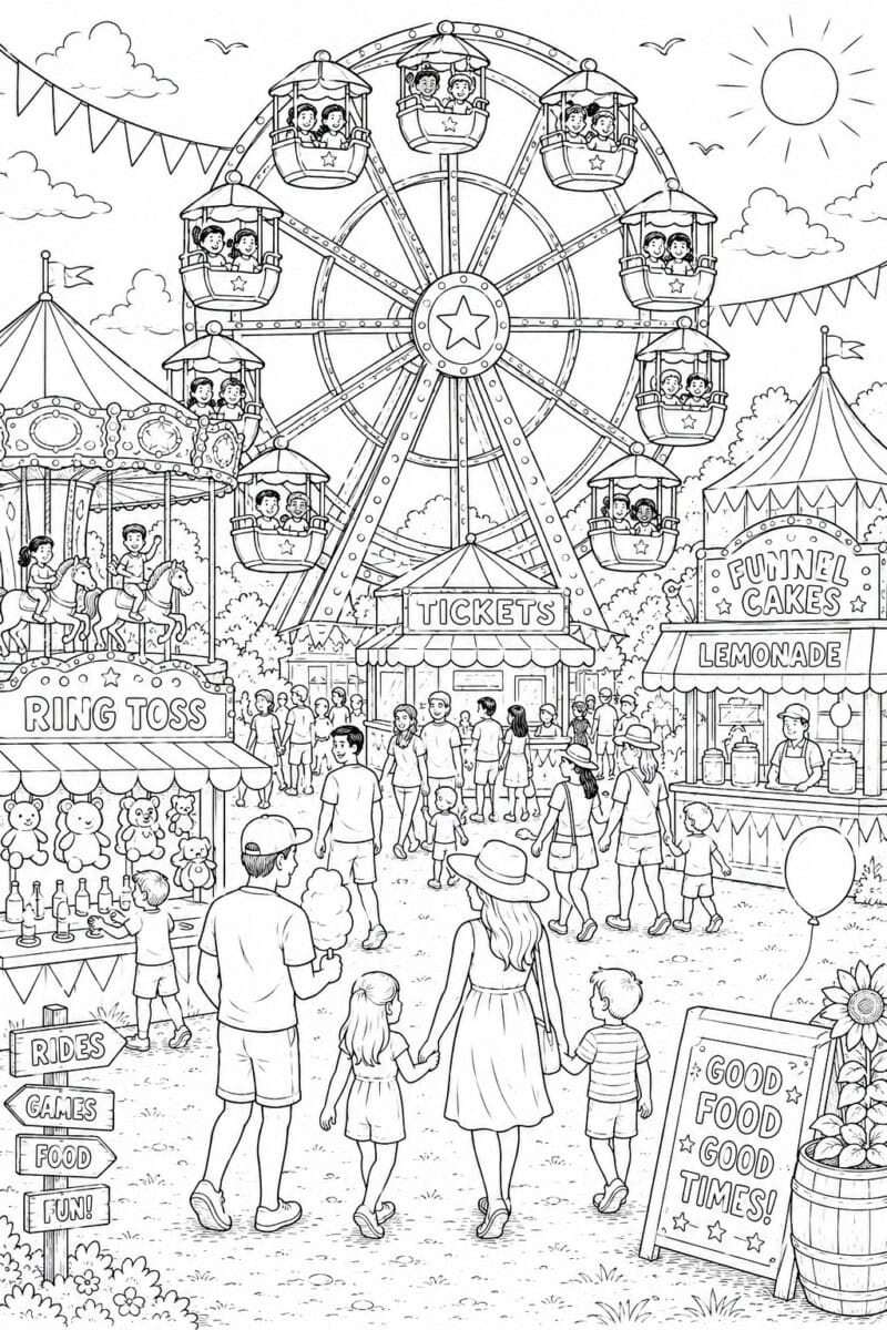 15 Free Summer Coloring Pages (Printable PDFs) - Eat Beautiful