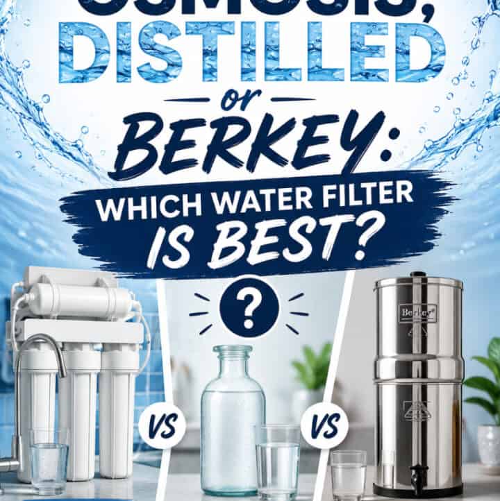 which water filter is best and why text overlay with images of 3 options