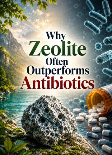 Why Zeolite Often Outperforms Antibiotics wording with related images