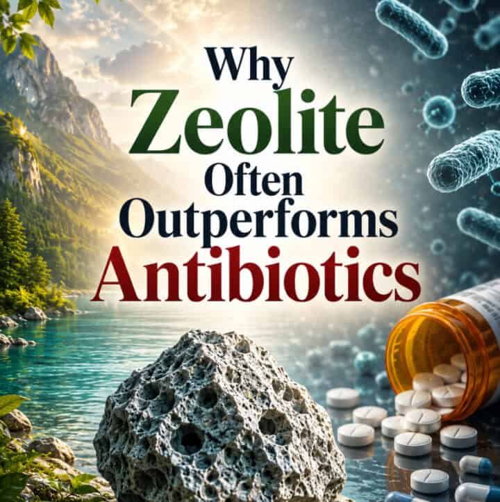 Why Zeolite Often Outperforms Antibiotics wording with related images