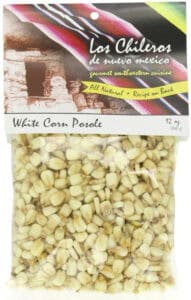 hard dried posole (or hominy), how it looks when you buy it, before it's soaked and cooked