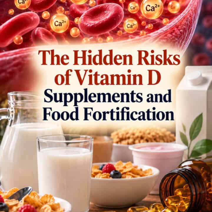 calcium in the blood image, plus title: The Hidden Risks of Vitamin D Supplements